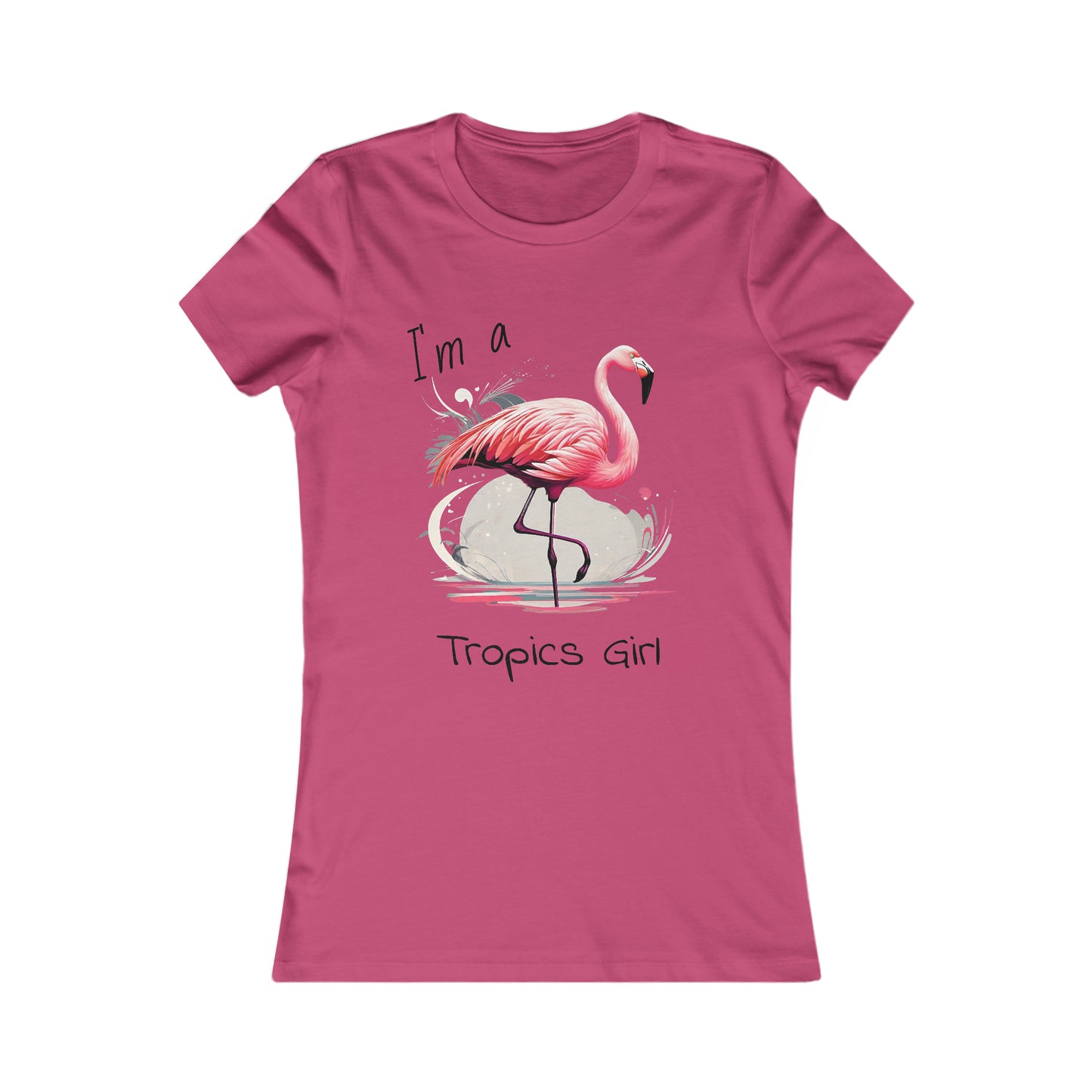 Women's Favorite Tee~Flamingo