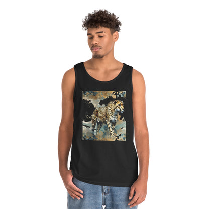 Unisex Heavy Cotton Tank Top~Cheetah