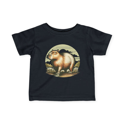 Infant Fine Jersey Tee~ Capybara