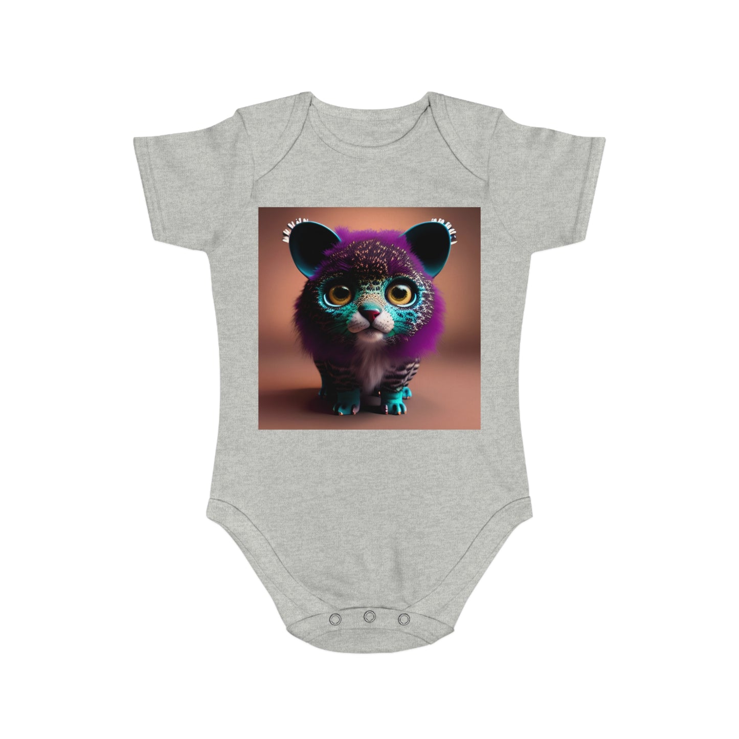 Short Sleeve Baby Bodysuit - HAYVYN