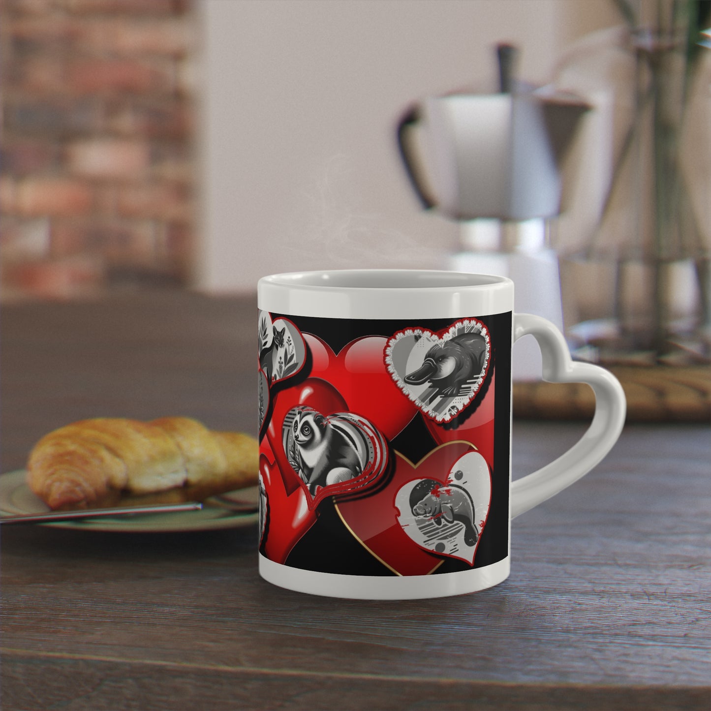 Heart-Shaped Mug~Rare Wildlife