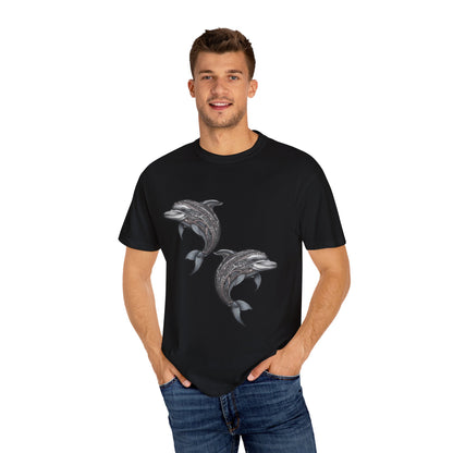 Unisex Garment-Dyed T-shirt Dolphin