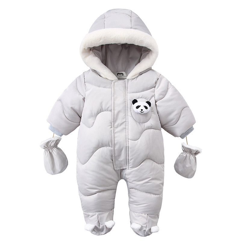 Baby jumpsuit for autumn and winter