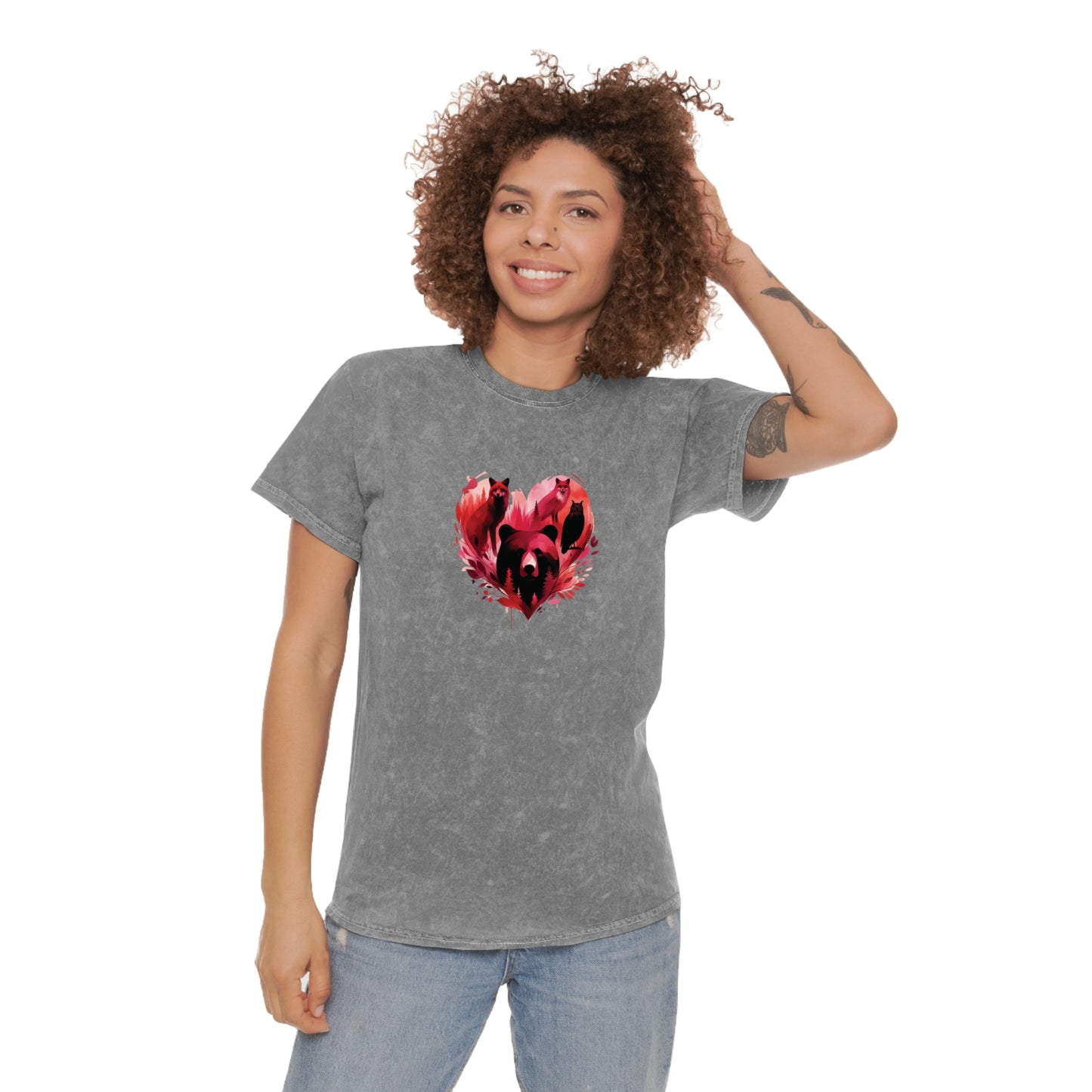 Mens' Mineral Wash T-Shirt~Valentine's Day