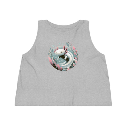 Women's Dancer Cropped Tank Top Axolotl