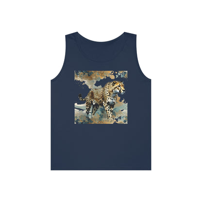 Unisex Heavy Cotton Tank Top~Cheetah