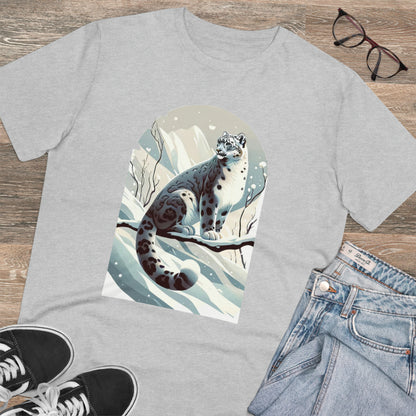 Organic Creator T-shirt - Unisex Snow Leopard