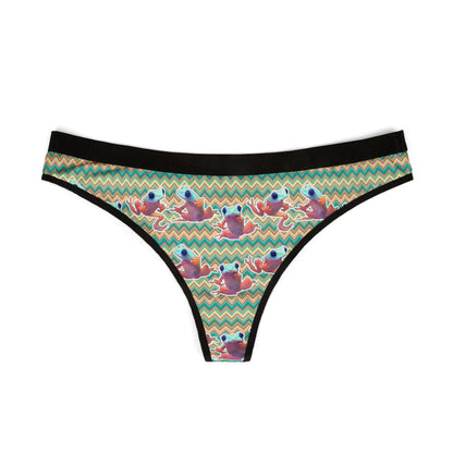 Colorful Patterned Tree Frog Thong