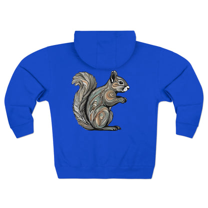 Unisex Premium Full Zip Hoodie-Squirrel