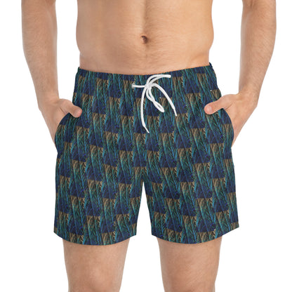 Swim Trunks Peacock Feathers