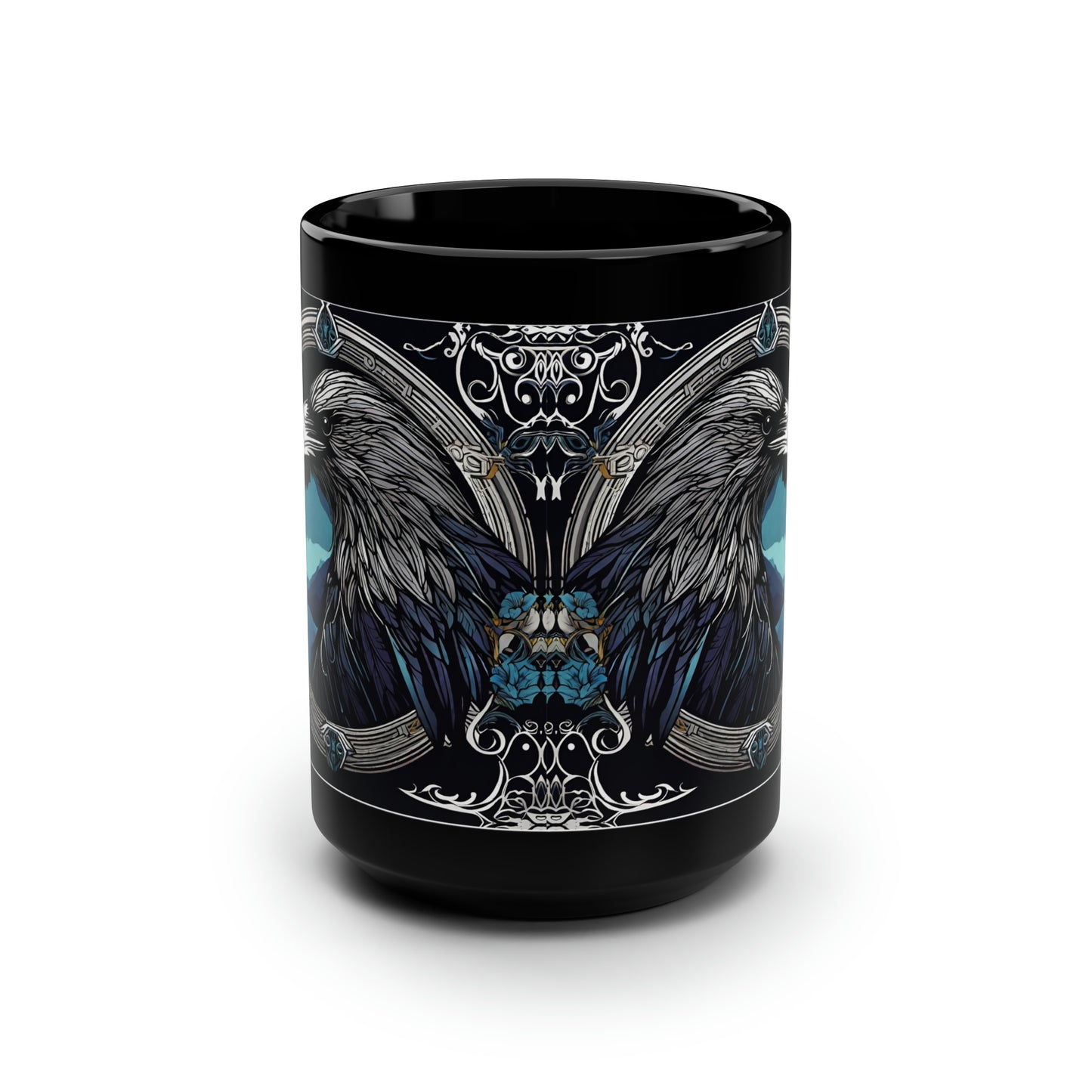 Black Mug, 15oz Crow - HAYVYN