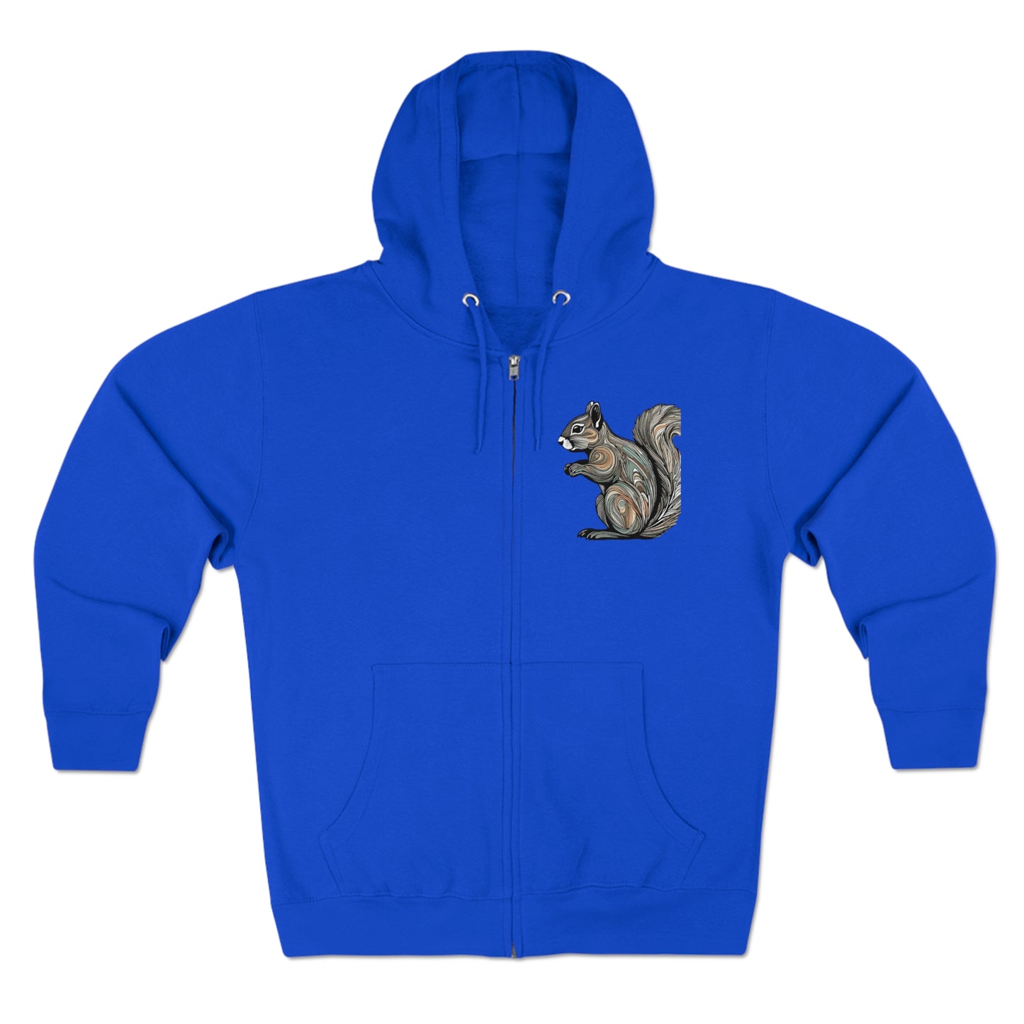 Unisex Premium Full Zip Hoodie-Squirrel