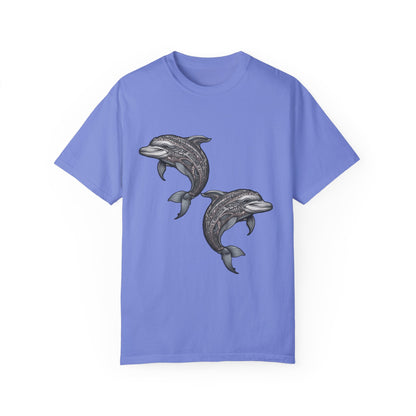 Unisex Garment-Dyed T-shirt Dolphin