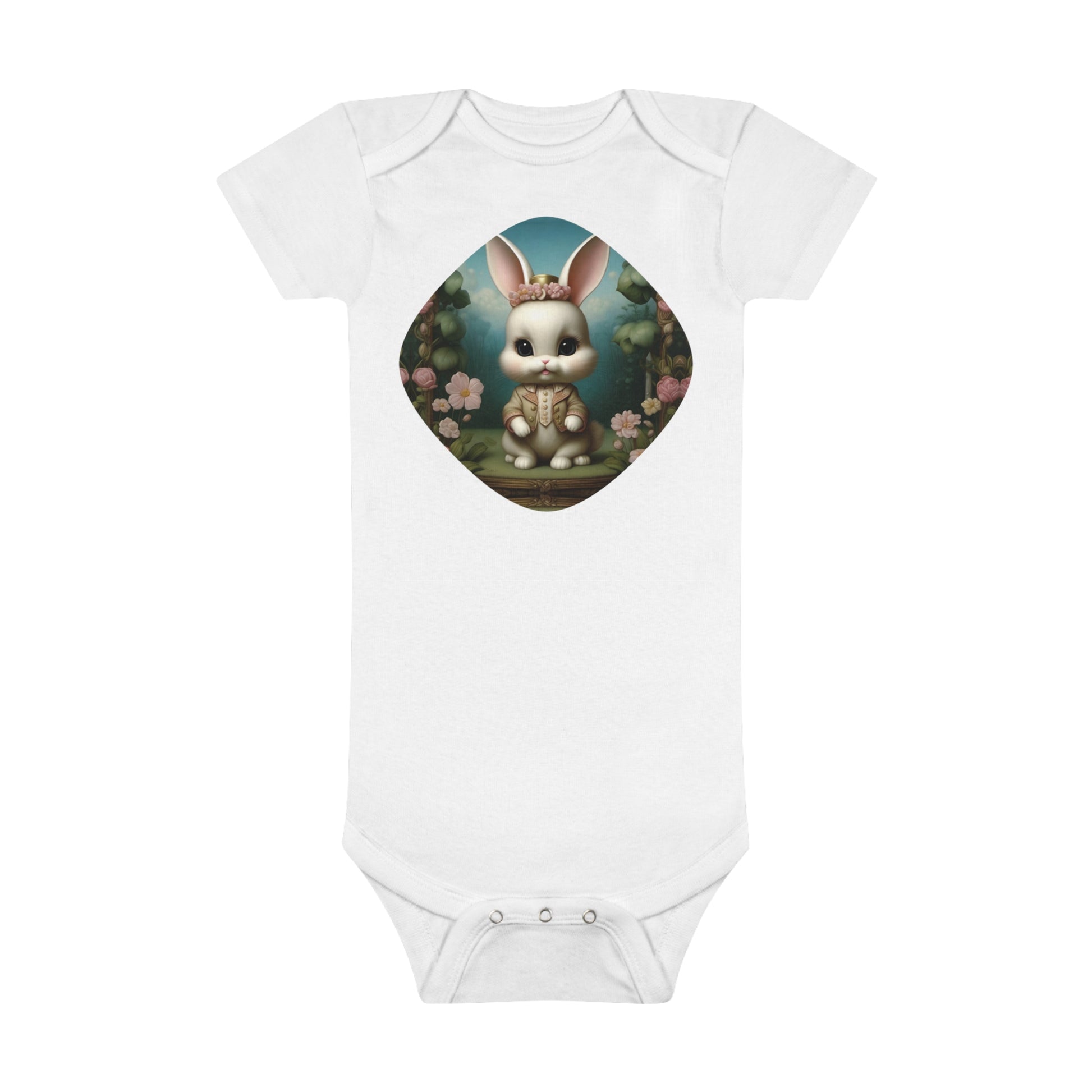 Onesie® Organic Baby Bodysuit-Bunny - HAYVYN