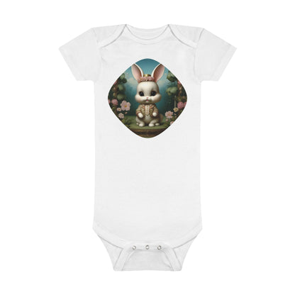 Onesie® Organic Baby Bodysuit-Bunny - HAYVYN