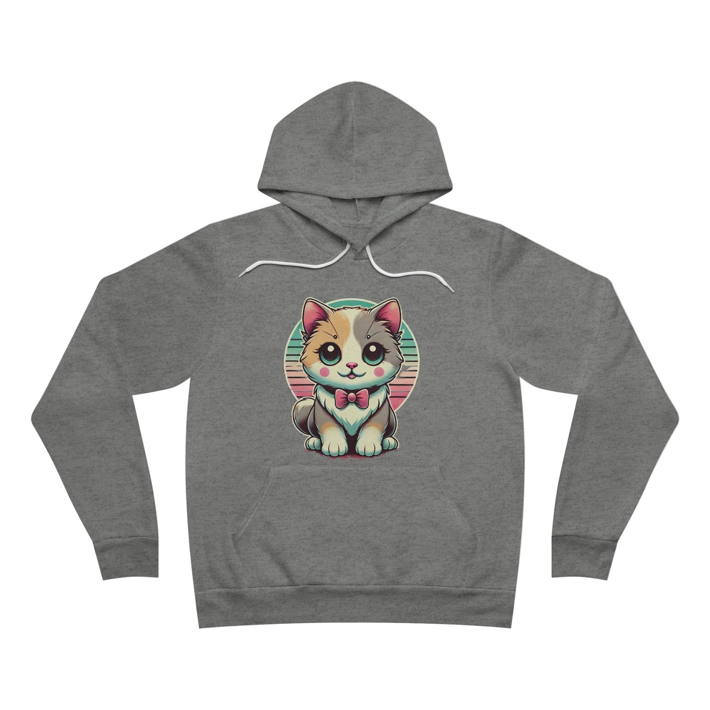 Unisex Sponge Fleece Pullover Hoodie Kitty