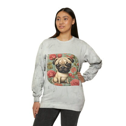 Unisex Color Blast Crewneck Sweatshirt - HAYVYN