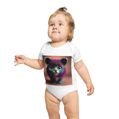 Short Sleeve Baby Bodysuit - HAYVYN