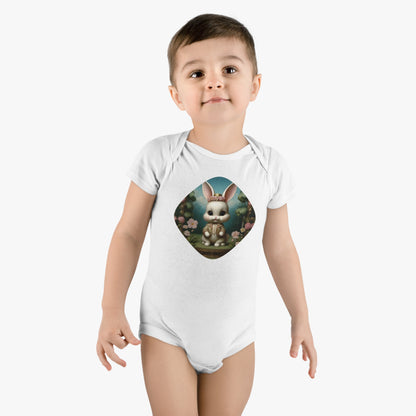 Onesie® Organic Baby Bodysuit-Bunny - HAYVYN