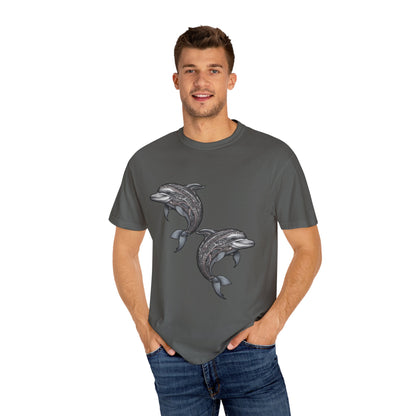 Unisex Garment-Dyed T-shirt Dolphin