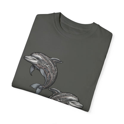 Unisex Garment-Dyed T-shirt Dolphin