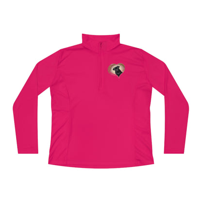 Ladies Quarter-Zip Pullover - HAYVYN