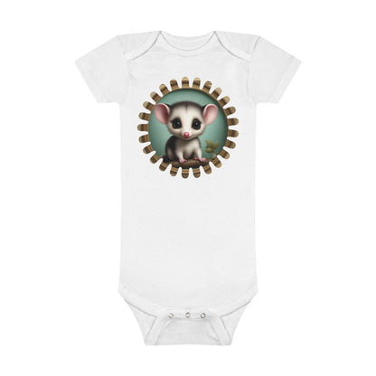 Onesie® Organic Baby Bodysuit~Opossum - HAYVYN