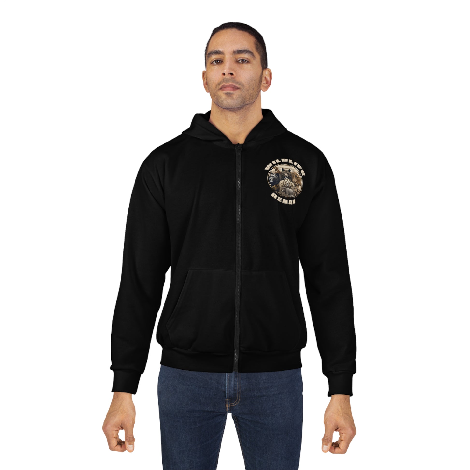 Unisex Zip Hoodie (AOP) - HAYVYN