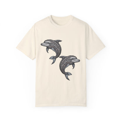 Unisex Garment-Dyed T-shirt Dolphin