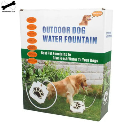 Automatic Dog Water Fountain Step On Toy Outdoor Joy With Pets security without electricity For Big Medium Small Dogs Drinking - HAYVYN