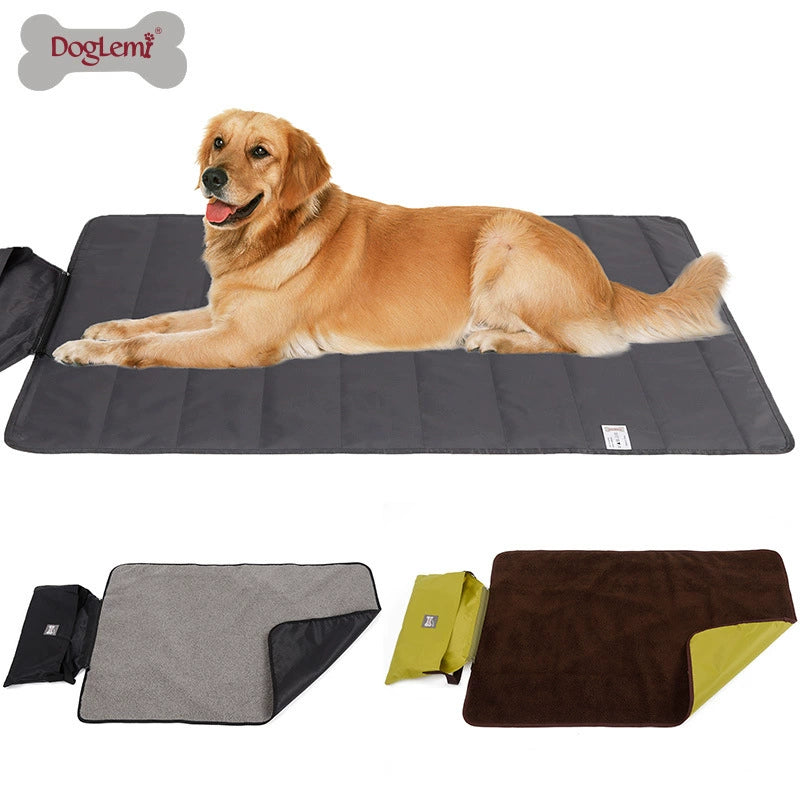 Pet Camping Equipment Outdoor All Year Round Foldable Easy Storage Portable Mat Waterproof Warm Large, Medium and Small Dogs - HAYVYN