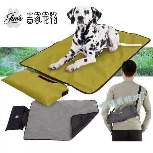 Pet Camping Equipment Outdoor All Year Round Foldable Easy Storage Portable Mat Waterproof Warm Large, Medium and Small Dogs - HAYVYN