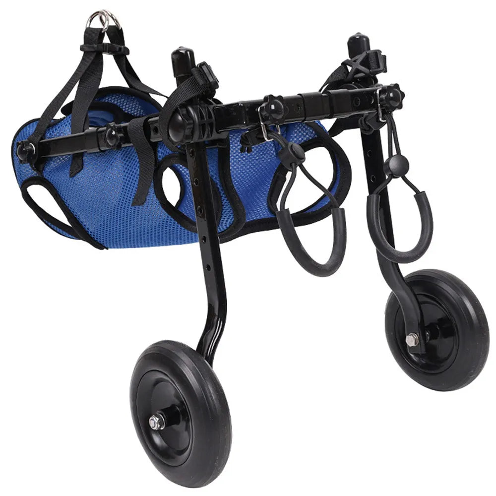 Pet Walk Booster Dog Wheelchair Disability Adjustable Dog Hind Legs Bracket Cat Dog Injured And Weak Rehabilitation Aid Car - HAYVYN