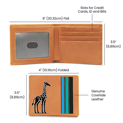 Heads Above The Rest Wallet Featuring Giraffe