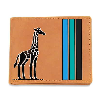 Heads Above The Rest Wallet Featuring Giraffe