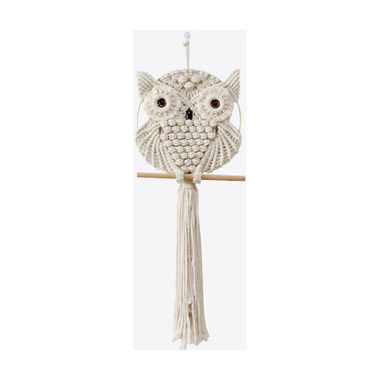 Hand-Woven Owl Macrame Wall Hanging - HAYVYN