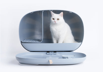 Makesure Modern Cat Litter Box And Tray - HAYVYN