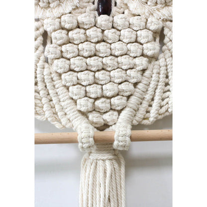 Hand-Woven Owl Macrame Wall Hanging - HAYVYN