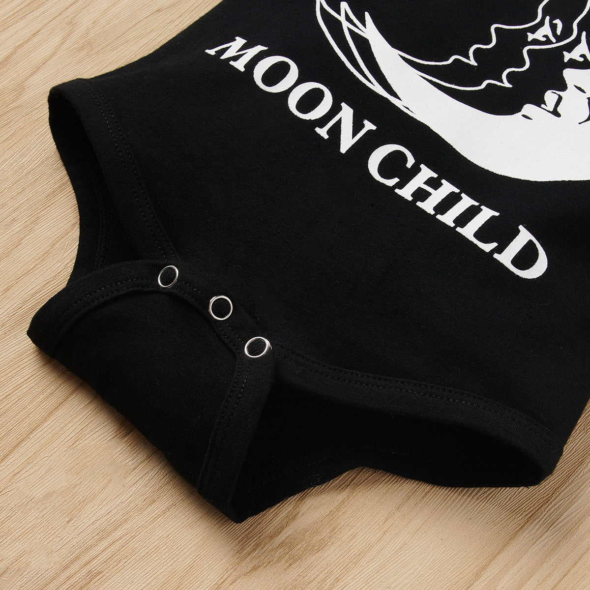 MOON CHILD Graphic Round Neck Bodysuit - HAYVYN